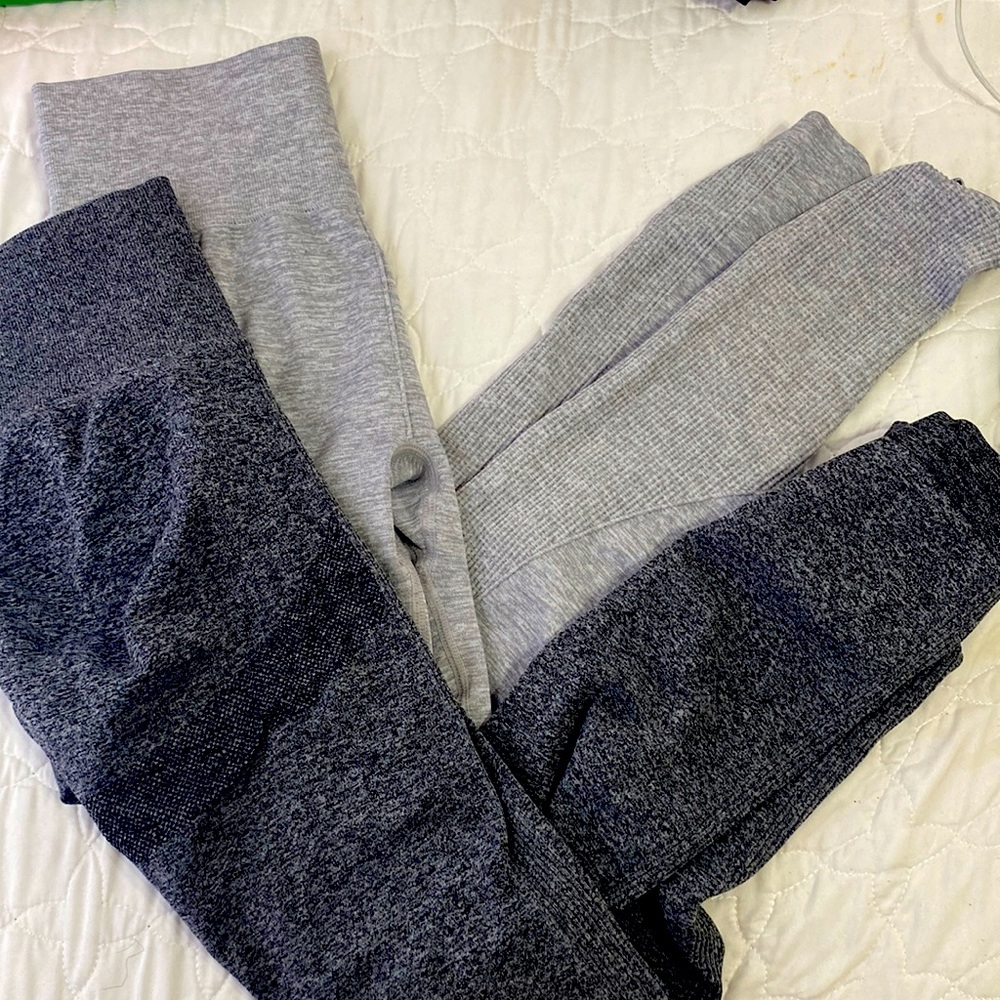 Gray leggings